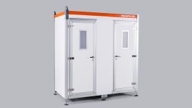 Double portable toilet keramisk