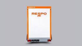 Mobile double toilet 300L