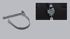 Låsepinne med hempe